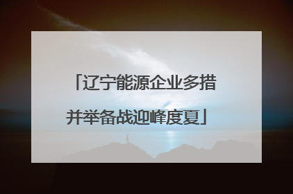 辽宁能源企业多措并举备战迎峰度夏