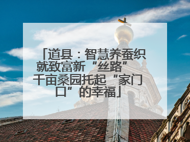 道县：智慧养蚕织就致富新“丝路” 千亩桑园托起“家门口”的幸福