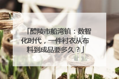 醴陵市船湾镇：数智化时代，一件衬衣从布料到成品要多久？