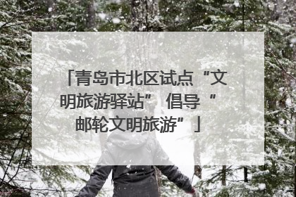 青岛市北区试点“文明旅游驿站” 倡导“邮轮文明旅游”