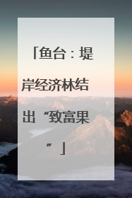 鱼台：堤岸经济林结出“致富果”