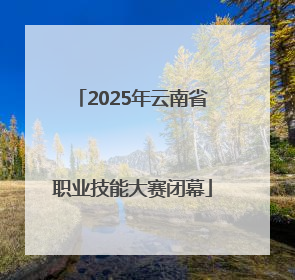 2025年云南省职业技能大赛闭幕
