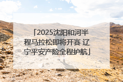 2025沈阳和河半程马拉松即将开赛 辽宁平安产险全程护航