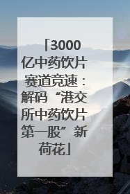 3000亿中药饮片赛道竞速：解码“港交所中药饮片第一股”新荷花