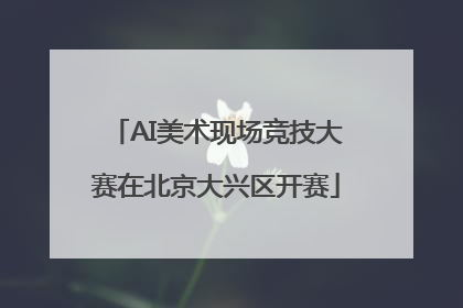 AI美术现场竞技大赛在北京大兴区开赛