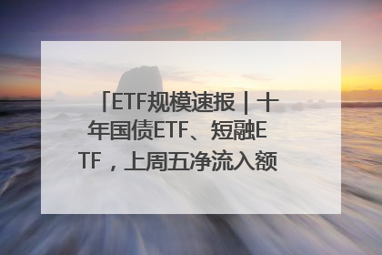 ETF规模速报｜十年国债ETF、短融ETF，上周五净流入额均超20亿元